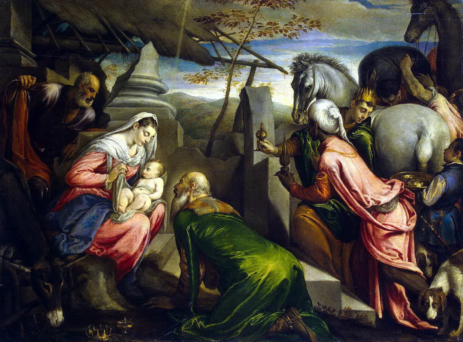  9-Adorazione dei magi-The Hermitage, St. Petersburg